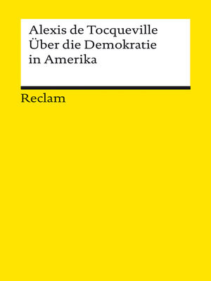 cover image of Über die Demokratie in Amerika